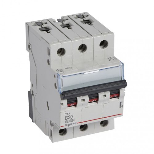 LEGRAND-404127 TX3 kismegszakító 3P B20 10000A/10kA BIC