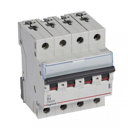 LEGRAND-404150 TX3 kismegszakító 4P B4 10000A/10kA BIC
