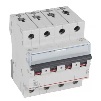 LEGRAND-404154 TX3 kismegszakító 4P B16 10000A/10kA BIC