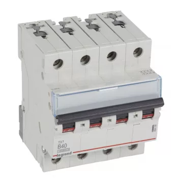 LEGRAND-404158 TX3 kismegszakító 4P B40 10000A/10kA BIC