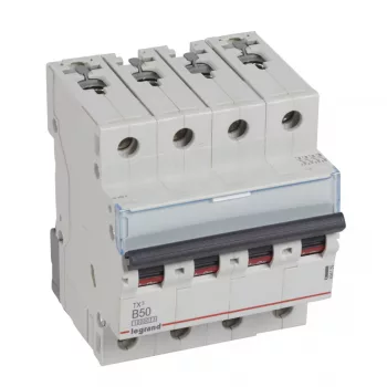 LEGRAND-404159 TX3 kismegszakító 4P B50 10000A/10kA BIC