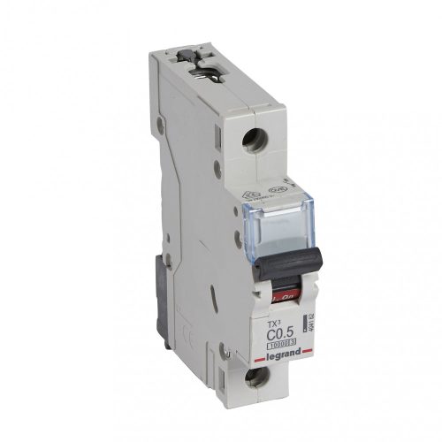 LEGRAND-404162 TX3 kismegszakító 1P C0,5 10000A/10kA BIC