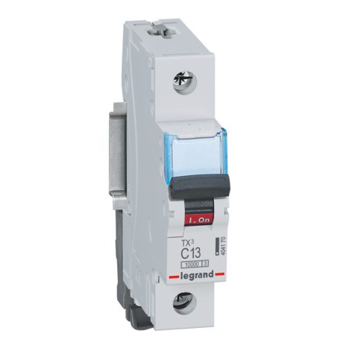 LEGRAND-404170 TX3 kismegszakító 1P C13 10000A/10kA BIC
