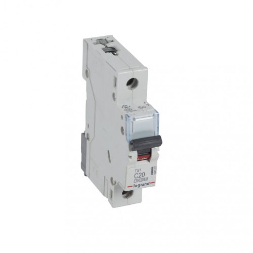 LEGRAND-404172 TX3 kismegszakító 1P C20 10000A/10kA BIC