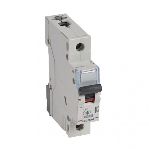 LEGRAND-404175 TX3 kismegszakító 1P C40 10000A/10kA BIC