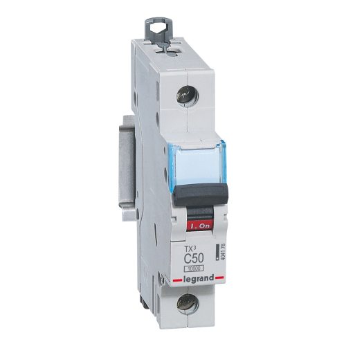 LEGRAND-404176 TX3 kismegszakító 1P C50 10000A/10kA BIC