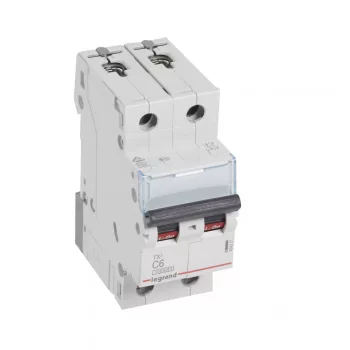 LEGRAND-404201 TX3 kismegszakító 2P C6 10000A/10kA BIC