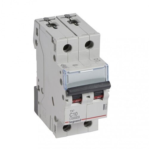 LEGRAND-404203 TX3 kismegszakító 2P C10 10000A/10kA BIC
