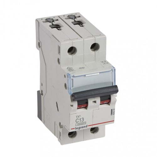 LEGRAND-404204 TX3 kismegszakító 2P C13 10000A/10kA BIC