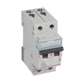 LEGRAND-404208 TX3 kismegszakító 2P C32 10000A/10kA BIC