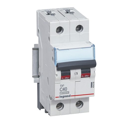 LEGRAND-404209 TX3 kismegszakító 2P C40 10000A/10kA BIC