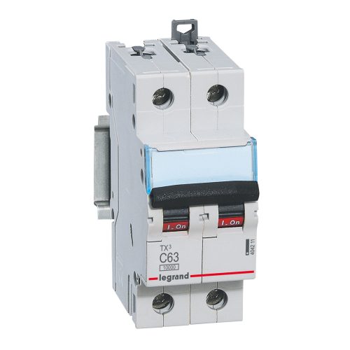 LEGRAND-404211 TX3 kismegszakító 2P C63 10000A/10kA BIC