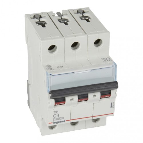 LEGRAND-404216 TX3 kismegszakító 3P C3 10000A/10kA BIC