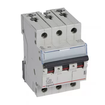 LEGRAND-404223 TX3 kismegszakító 3P C20 10000A/10kA BIC