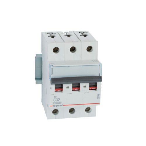 LEGRAND-404225 TX3 kismegszakító 3P C32 10000A/10kA BIC