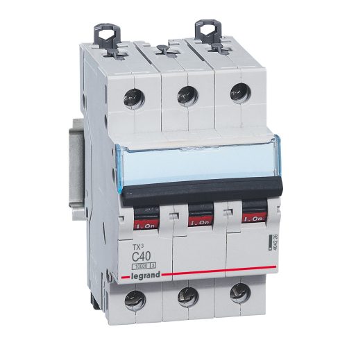 LEGRAND-404226 TX3 kismegszakító 3P C40 10000A/10kA BIC