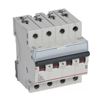 LEGRAND-404260 TX3 kismegszakító 4P C40 10000A/10kA BIC