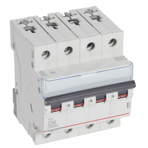 LEGRAND-404261 TX3 kismegszakító 4P C50 10000A/10kA BIC