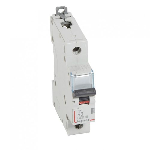 LEGRAND-407429 DX3 kismegszakító 1P B6 6000A/10kA