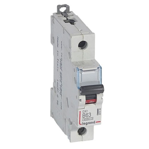 LEGRAND-407438 DX3 kismegszakító 1P B63 6000A/10kA