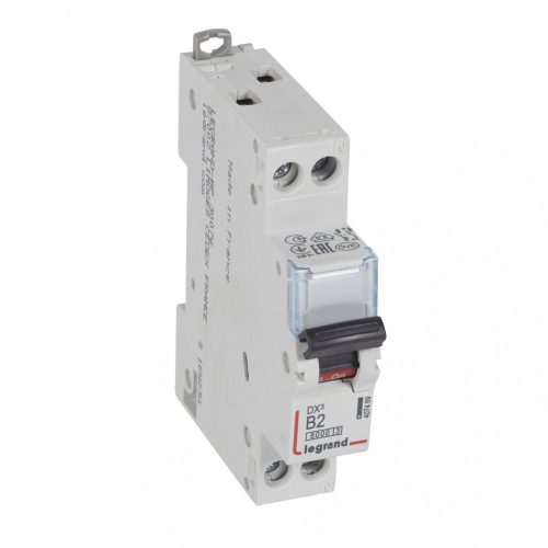 LEGRAND-407469 DX3 kismegszakító 1P+N B2 6000A/10kA