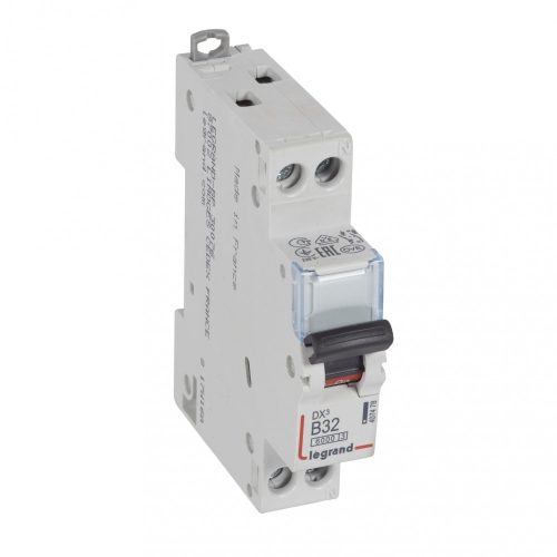 LEGRAND-407478 DX3 kismegszakító 1P+N B32 6000A/10kA