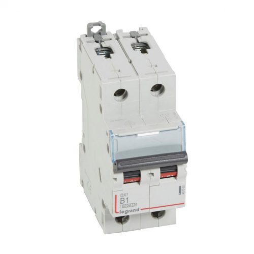 LEGRAND-407502 DX3 kismegszakító 2P B1 6000A/10kA