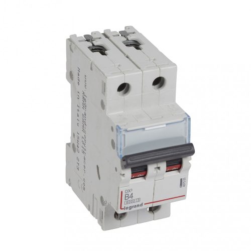 LEGRAND-407505 DX3 kismegszakító 2P B4 6000A/10kA