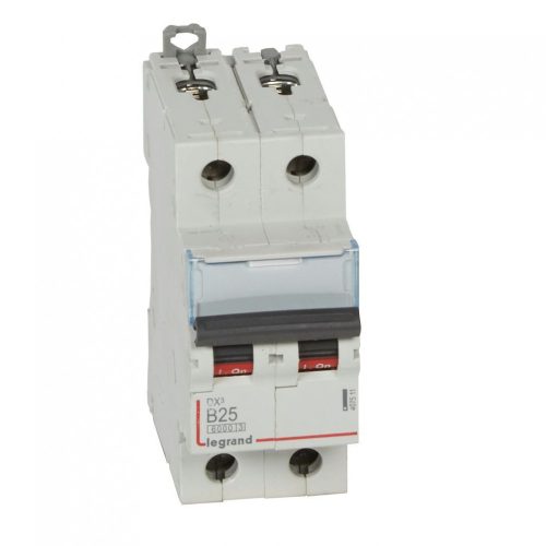 LEGRAND-407511 DX3 kismegszakító 2P B25 6000A/10kA