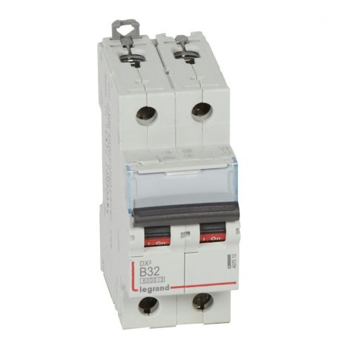 LEGRAND-407512 DX3 kismegszakító 2P B32 6000A/10kA