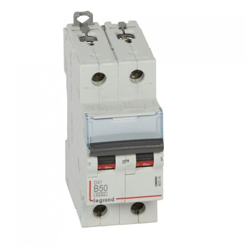 LEGRAND-407514 DX3 kismegszakító 2P B50 6000A/10kA