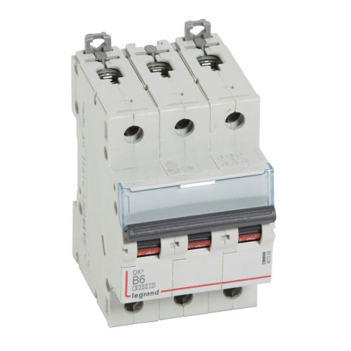 LEGRAND-407558 DX3 kismegszakító 3P B6 6000A/10kA