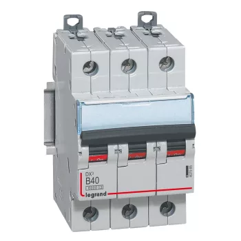 LEGRAND-407565 DX3 kismegszakító 3P B40 6000A/10kA