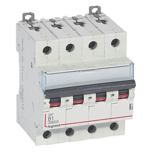 LEGRAND-407617 DX3 kismegszakító 4P B1 6000A/10kA
