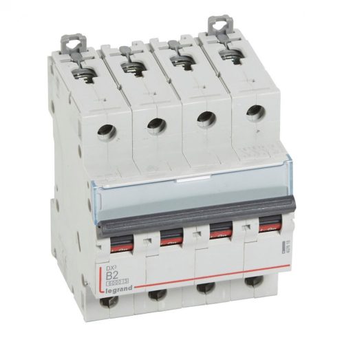 LEGRAND-407618 DX3 kismegszakító 4P B2 6000A/10kA
