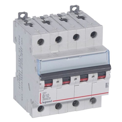 LEGRAND-407622 DX3 kismegszakító 4P B10 6000A/10kA