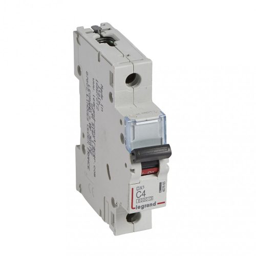 LEGRAND-407665 DX3 kismegszakító 1P C4 6000A/10kA