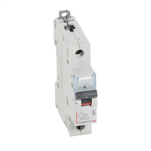 LEGRAND-407671 DX3 kismegszakító 1P C20 6000A/10kA