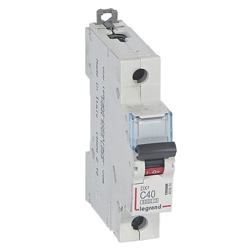 LEGRAND-407674 DX3 kismegszakító 1P C40 6000A/10kA