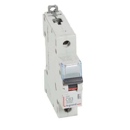 LEGRAND-407676 DX3 kismegszakító 1P C63 6000A/10kA