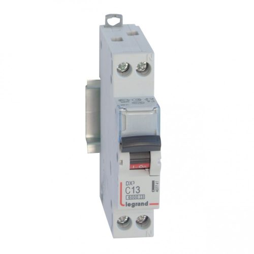 LEGRAND-407741 DX3 kismegszakító 1P+N C13 6000A/10kA