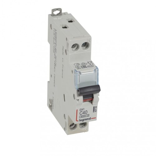 LEGRAND-407746 DX3 kismegszakító 1P+N C40 6000A/10kA