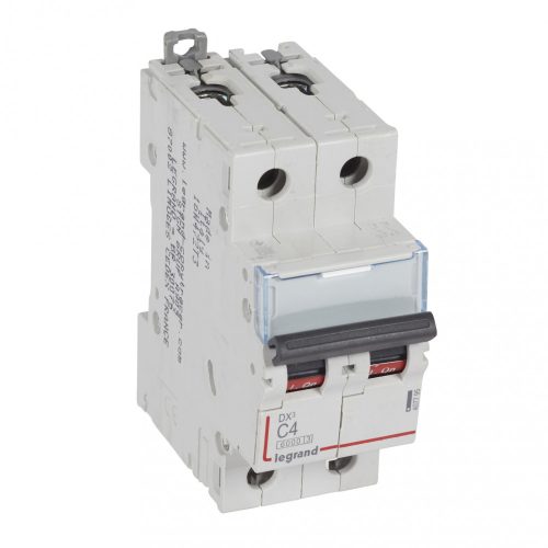 LEGRAND-407795 DX3 kismegszakító 2P C4 6000A/10kA