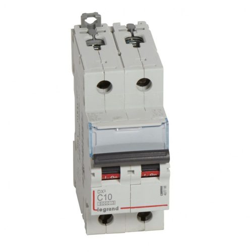 LEGRAND-407798 DX3 kismegszakító 2P C10 6000A/10kA