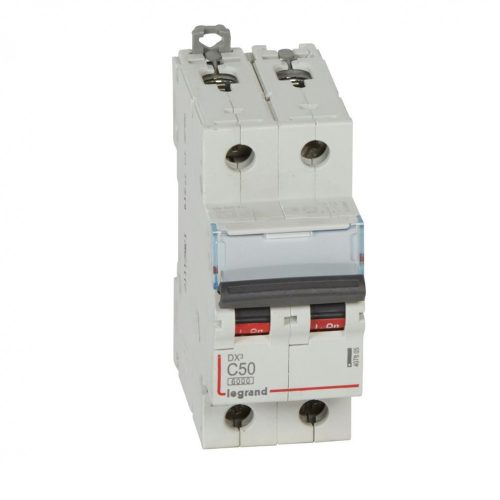 LEGRAND-407805 DX3 kismegszakító 2P C50 6000A/10kA