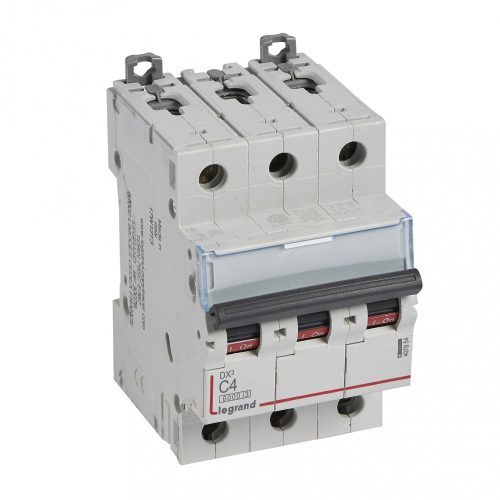 LEGRAND-407854 DX3 kismegszakító 3P C4 6000A/10kA