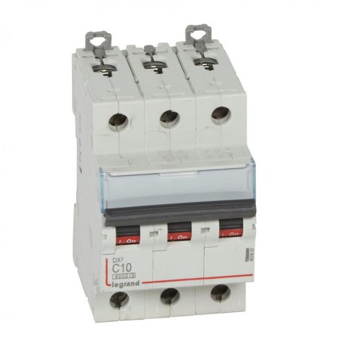 LEGRAND-407857 DX3 kismegszakító 3P C10 6000A/10kA