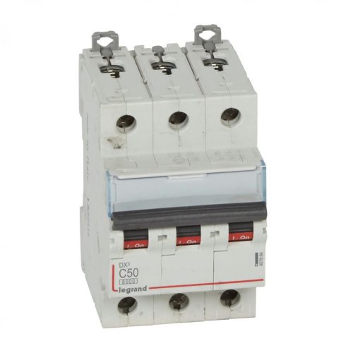 LEGRAND-407864 DX3 kismegszakító 3P C50 6000A/10kA