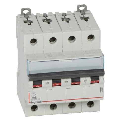 LEGRAND-407921 DX3 kismegszakító 4P C2 6000A/10kA