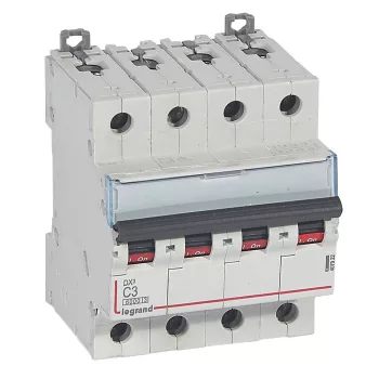 LEGRAND-407922 DX3 kismegszakító 4P C3 6000A/10kA